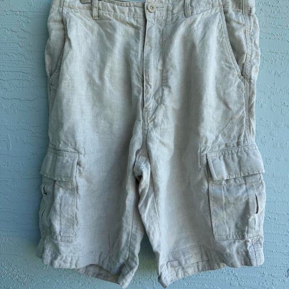 Unbranded Men's Cream and Tan Shorts